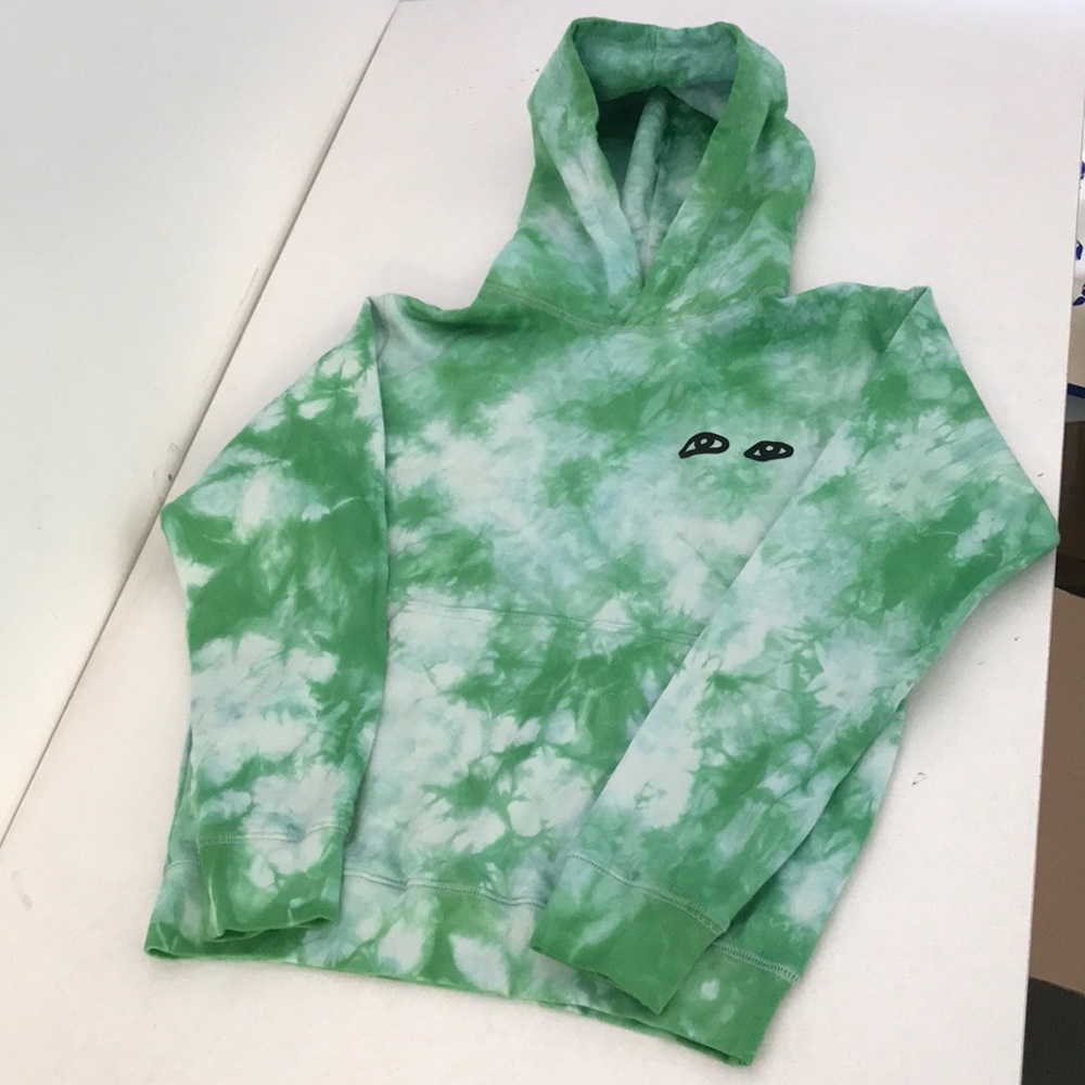 Clare V Tie Dye Eye Print Sweatshirt